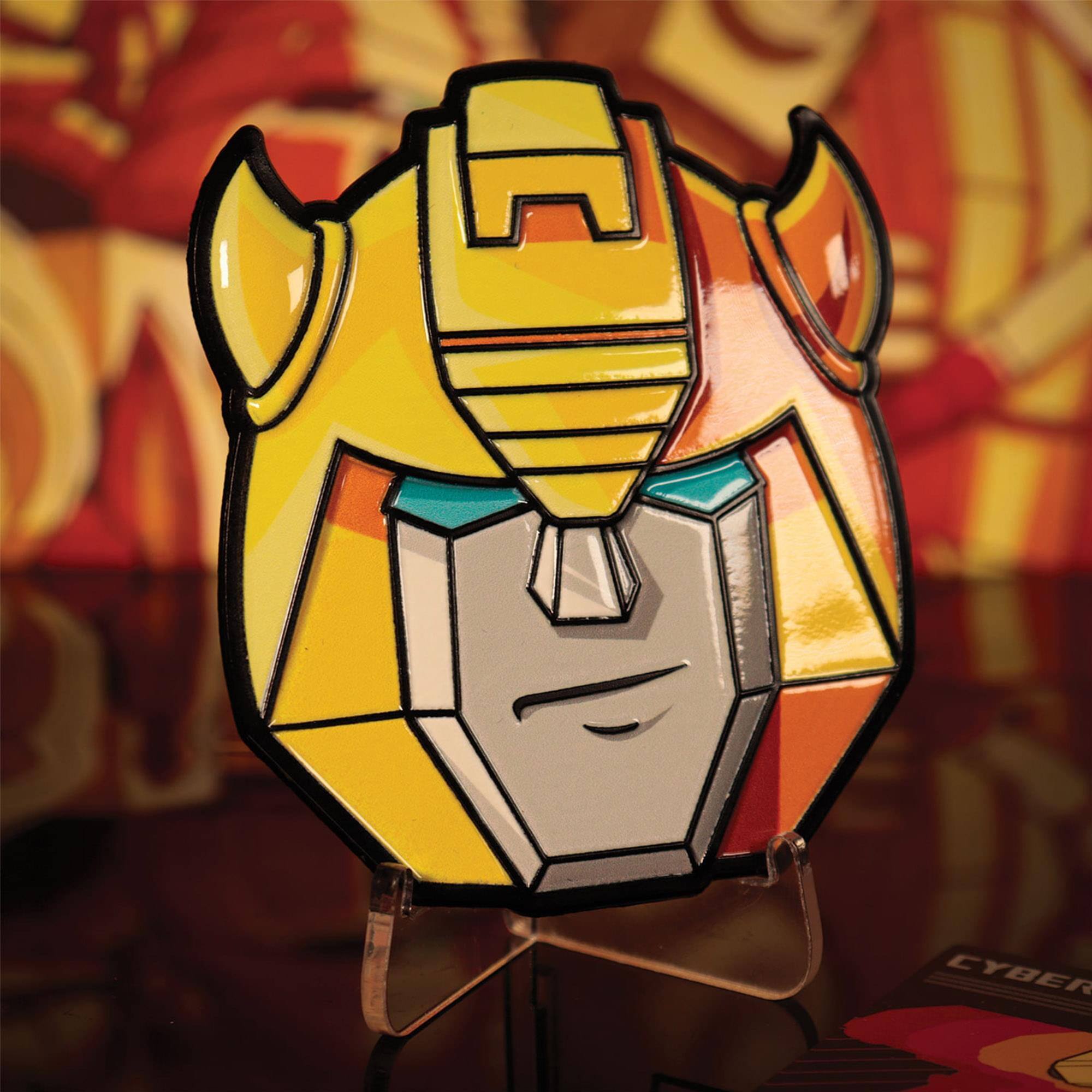 Alt View 3. Fanattik - Transformers Limited Edition Bumblebee Medallion - Yellow.