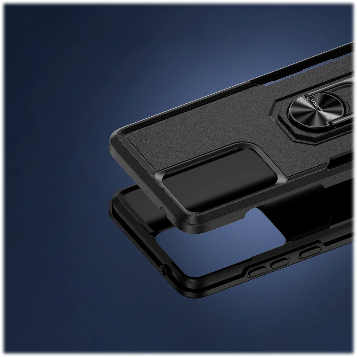 Alt View 13. SaharaCase - Raider Series Kickstand Case for Motorola G Stylus 5G (2024) - Scorpion Black.