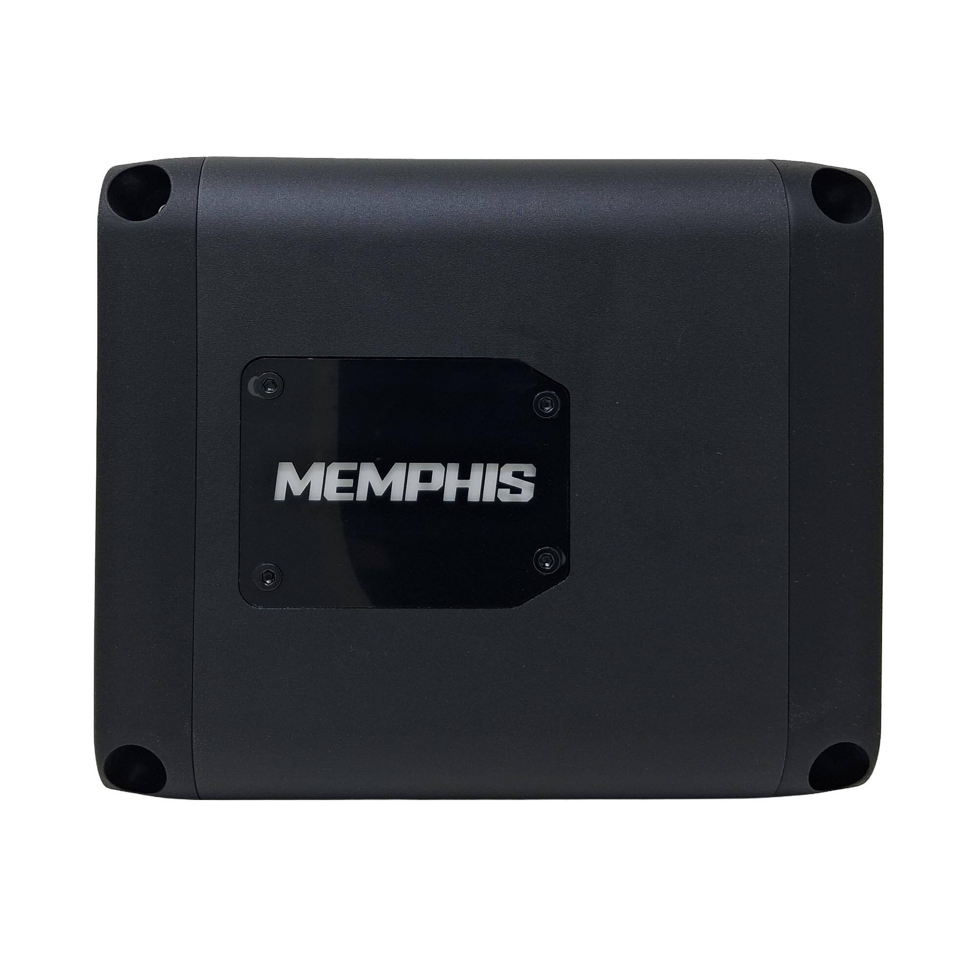 Alt View 1. Memphis Car Audio - Memphis Audio PRX500.1V2 Power Reference Monoblock Subwoofer Amplifier - 500W RMS at 1 Ohm - Black/Gray.