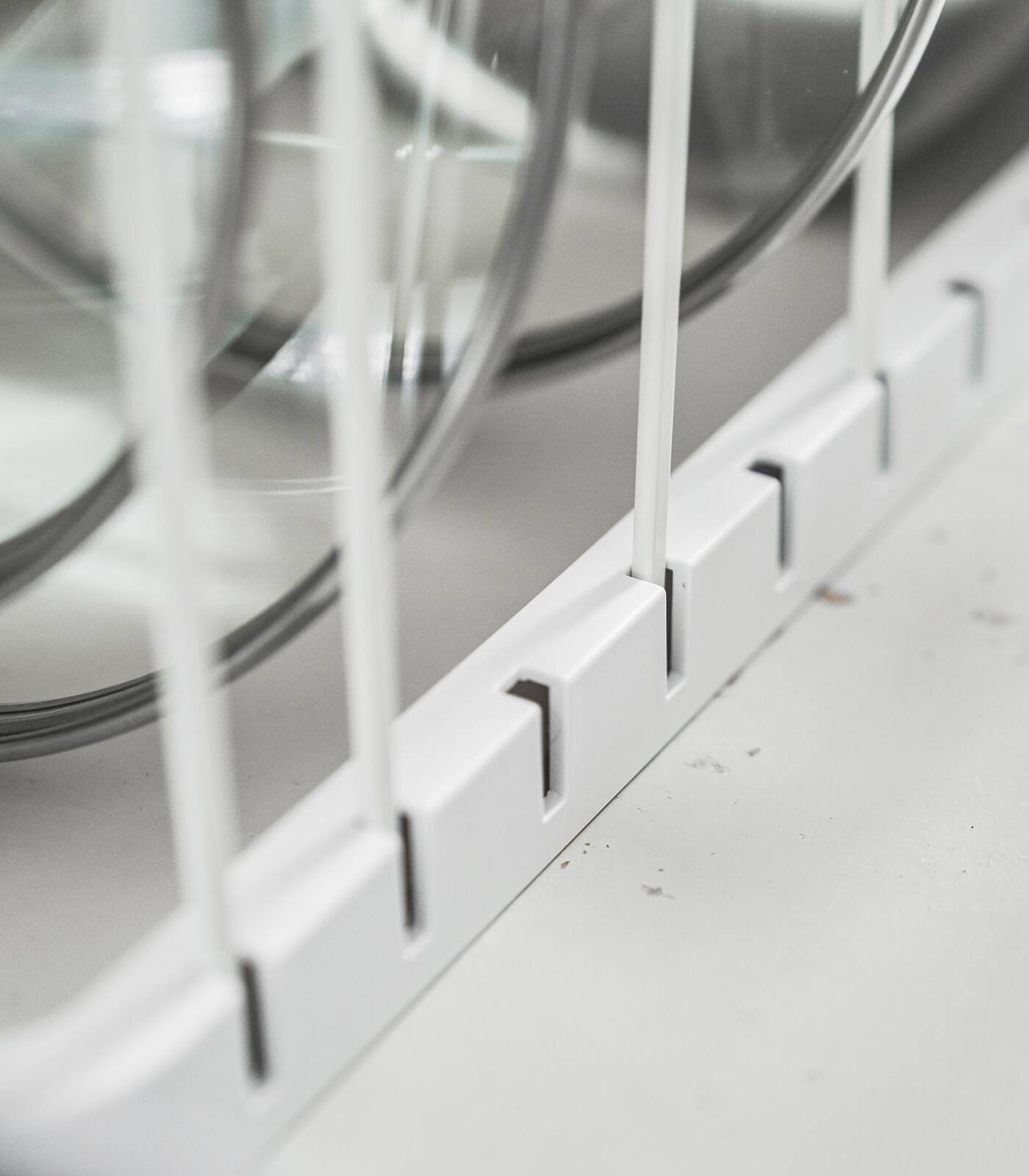 Alt View 1. Yamazaki Home - Adjustable Pot Lid Organizer.