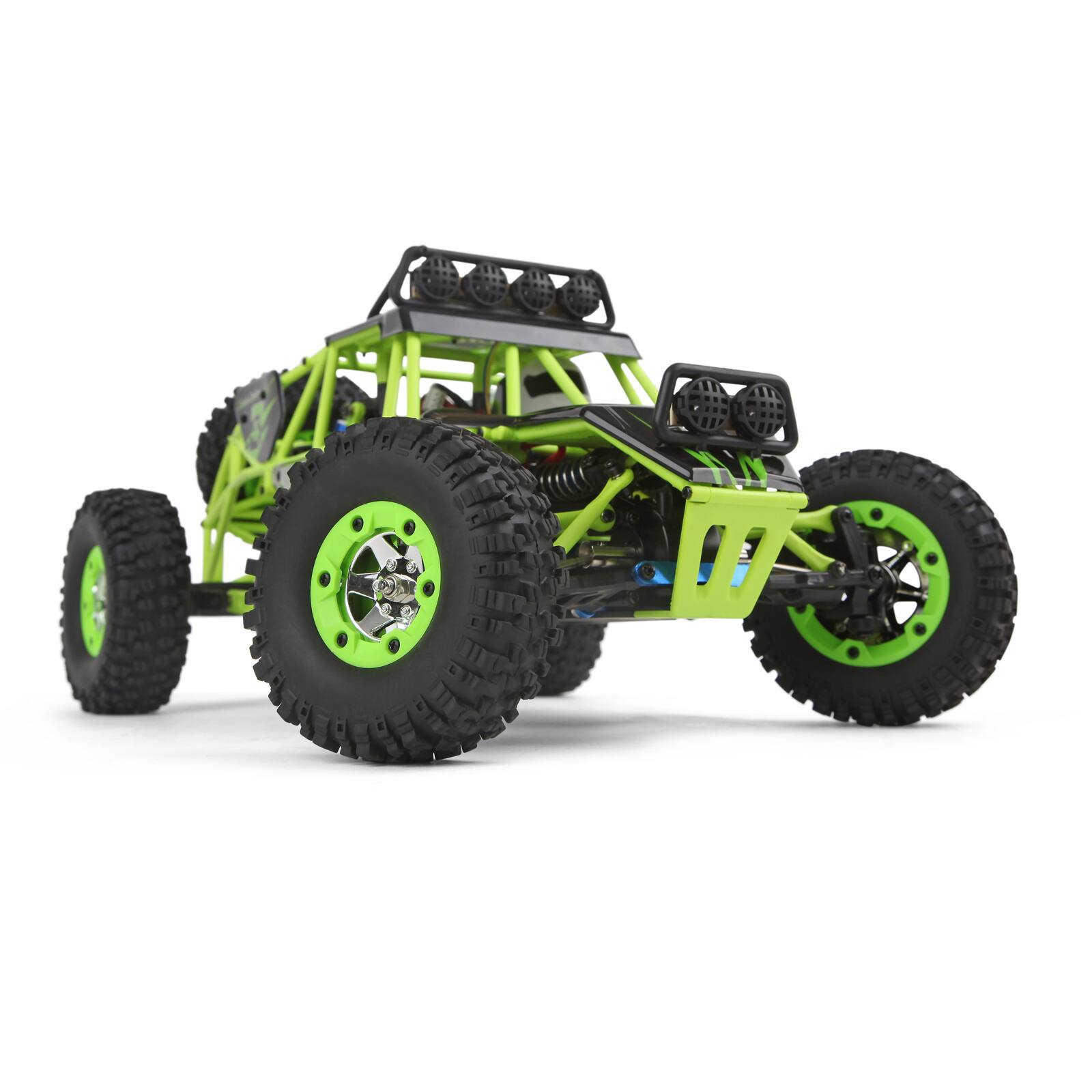 Angle. Topteng - WLtoys 12427 1/12 4WD RC Car - 31MPH High Speed, 2.4G Remote, 0.06 Mile Range, RTR with LED Light​ for Kids and Adults.
