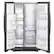 Angle. Whirlpool - 33 in. Wide 21 cu. ft. Side-by-Side Refrigerator with LED Interior Lighting - Black.