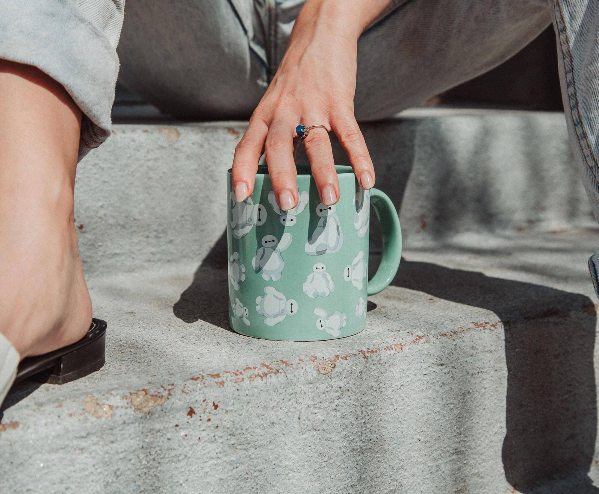 Alt View 2. Silver Buffalo - Disney Big Hero 6 Baymax Ceramic Mug | Holds 20 Ounces - Blue.
