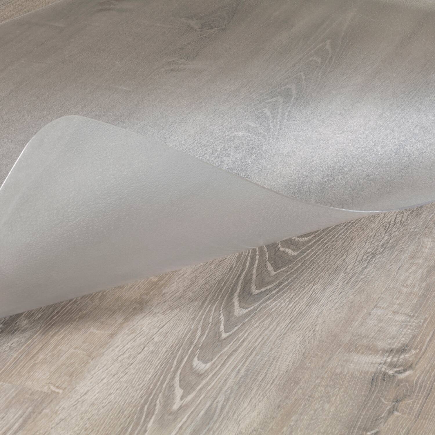 Back. Deflecto - Deflecto SuperGrip Multi-surface Chair Mat - Clear.