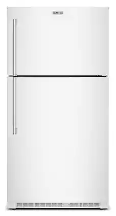 Maytag - 21 Cu. Ft. Top-Freezer Refrigerator with Garage Mode - White