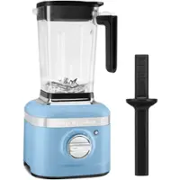 KitchenAid - K400 Variable Speed Blender with Tamper - Blue Velvet - Front_Zoom