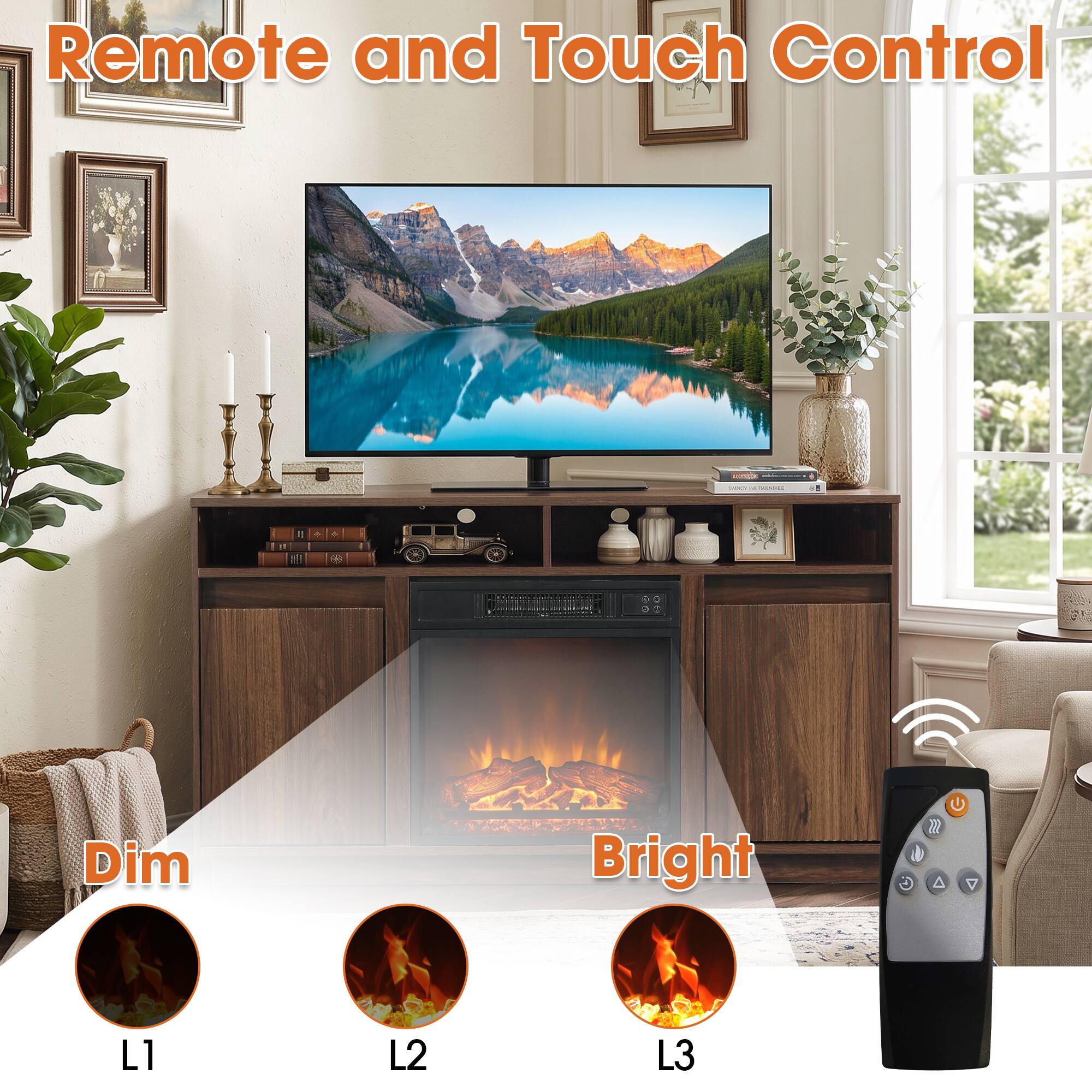 Remote and Touch Control

Dim
L1

Bright
L2
L3