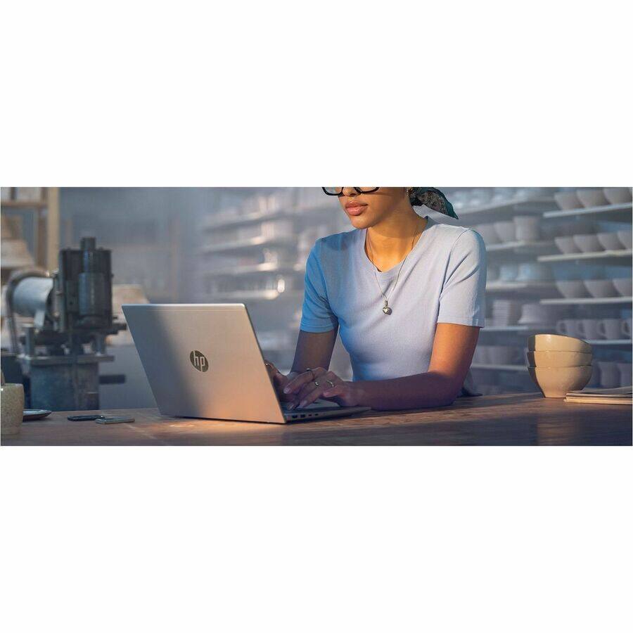 Alt View 5. HP - HP ProBook 4 G1a 16" Notebook - WUXGA - AMD Ryzen 7 250 - 16 GB - 512 GB SSD - English Keyboard - Pike Silver - AMD Chip - Meteor Silver.