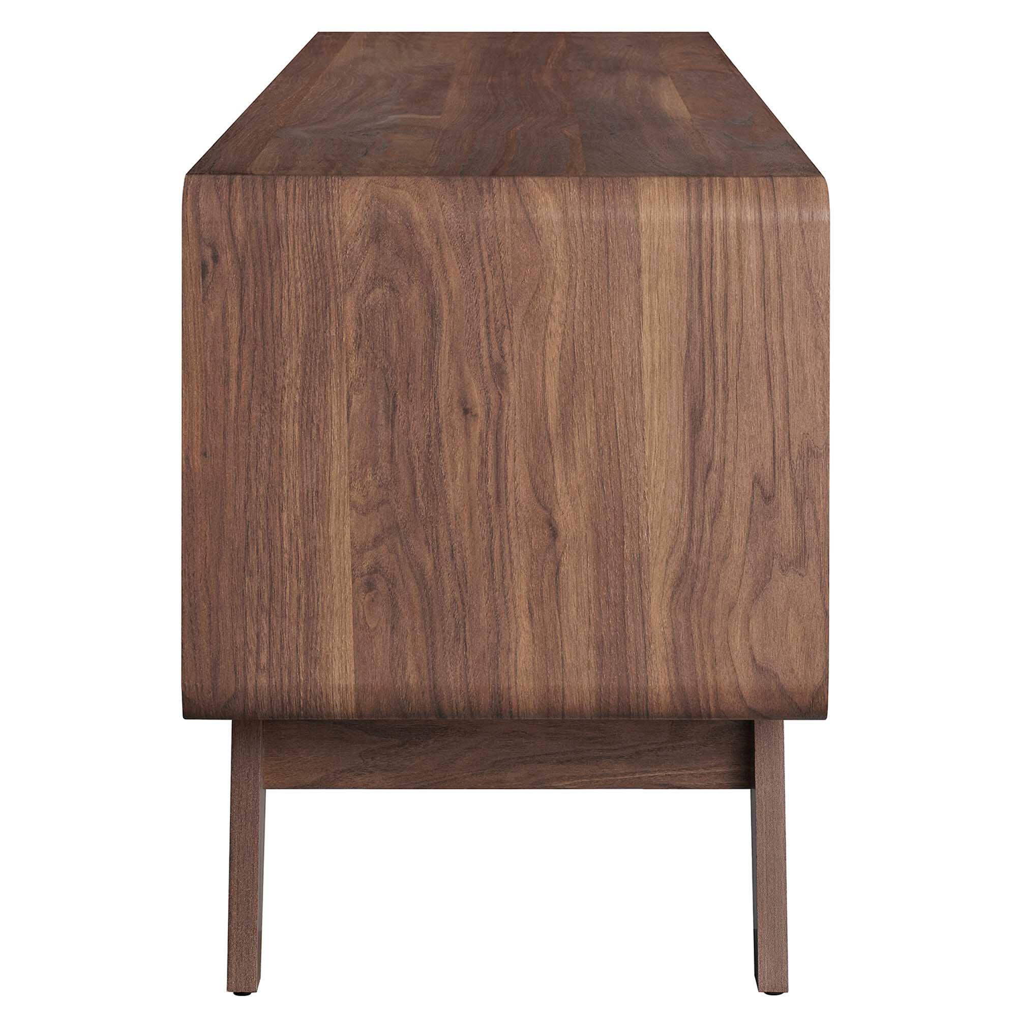 Alt View 2. Modway - Transmit 60" TV Stand by Modway - Walnut White.