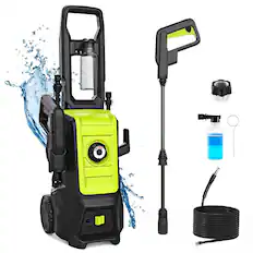 Front. Steelite - 3000 PSI Electric High Pressure Washer 2.5 GPM Portable Power Washer - Green.