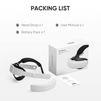 Sonicgrace S3 Pro Meta Quest Elite Strap with 8000mAh Battery Sonicgrace S3 Pro Meta Quest Elite Strap with 8000mAh Battery