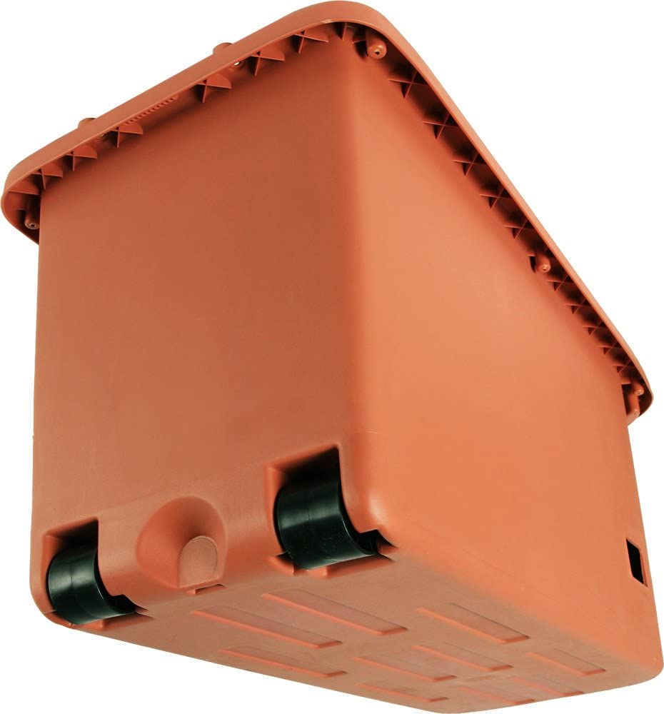 Alt View 4. Hydrofarm - Hydrofarm GCTR 10 Gal Tomato Garden Planting System & 4' Trellis Tower on Wheels - Green.