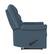 Alt View Zoom 13. ProLounger - Cooper Tufted Back Extra Large Low-Pile Velour Wall Hugger Reclining Chair - Medium Blue.