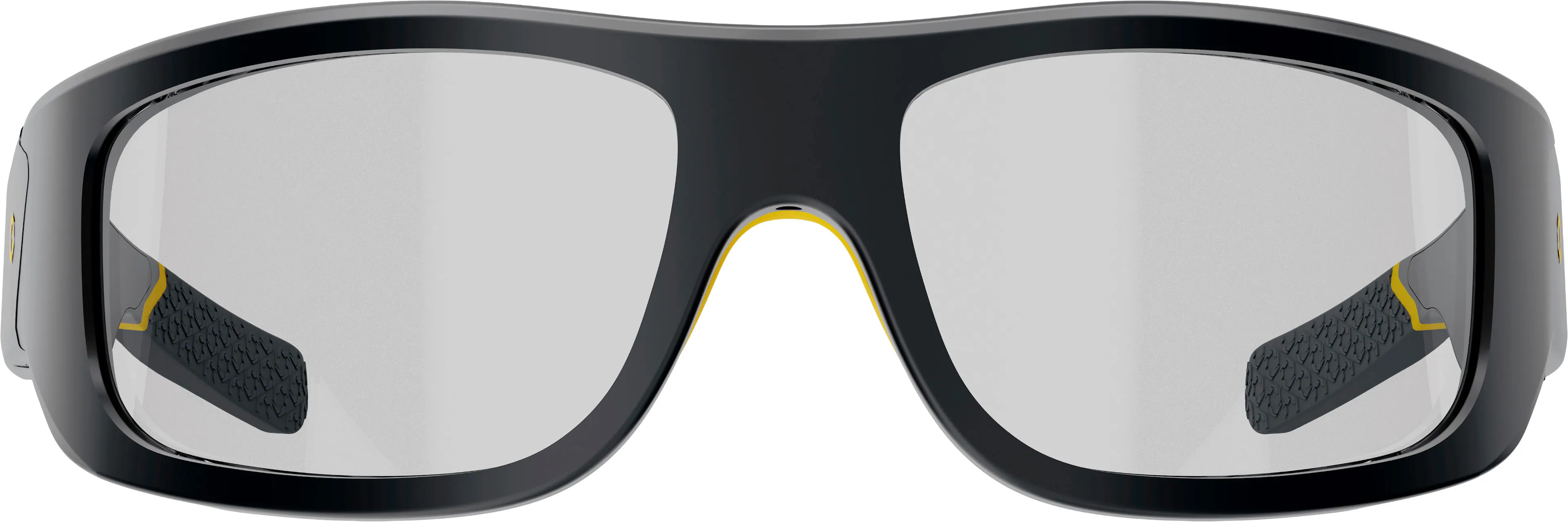 Front. Lucyd - Armor Smart Safety Eyewear Powered by Lucyd - Black.