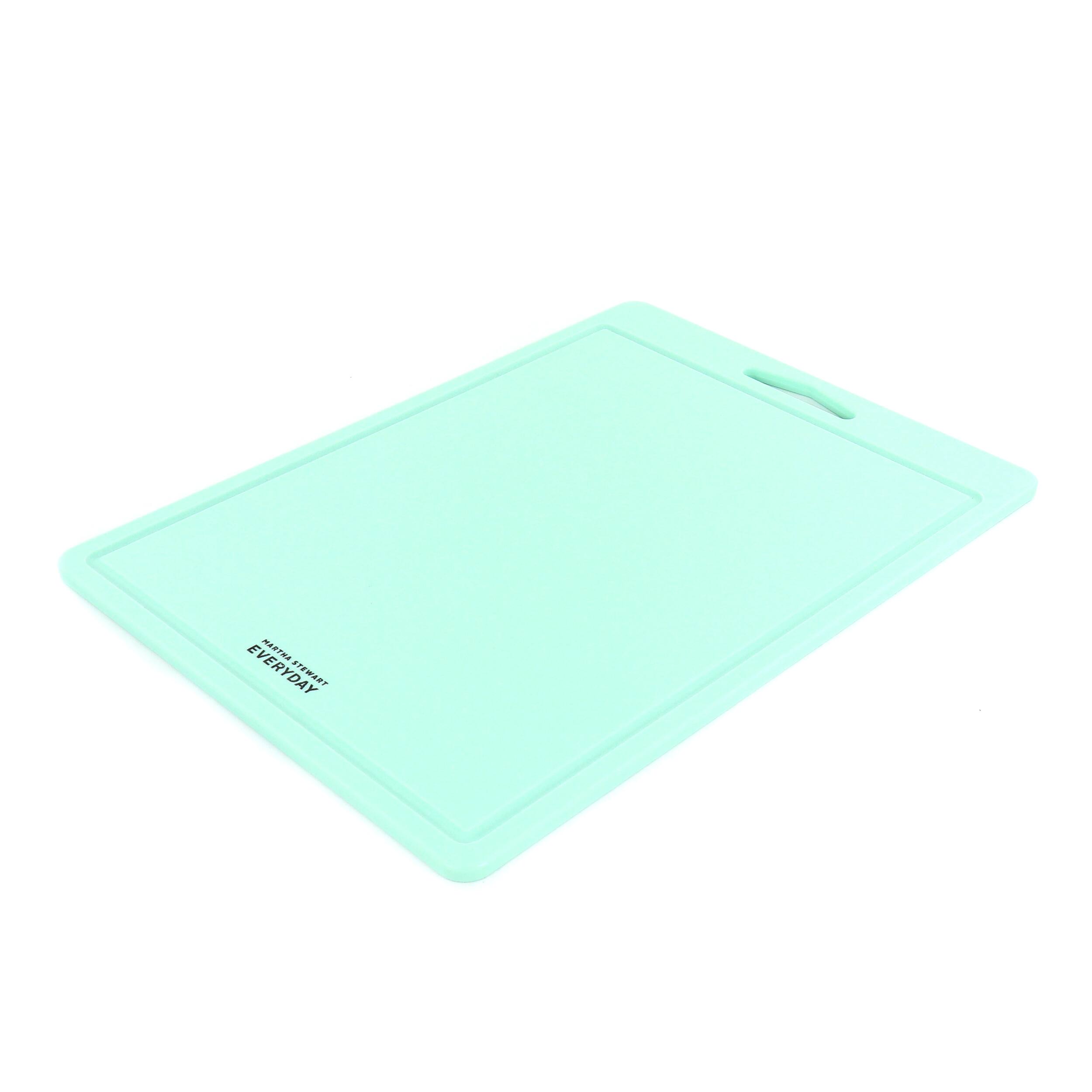 Martha Stewart - Everyday 18x13 Inch Plastic Cutting Board - Blue