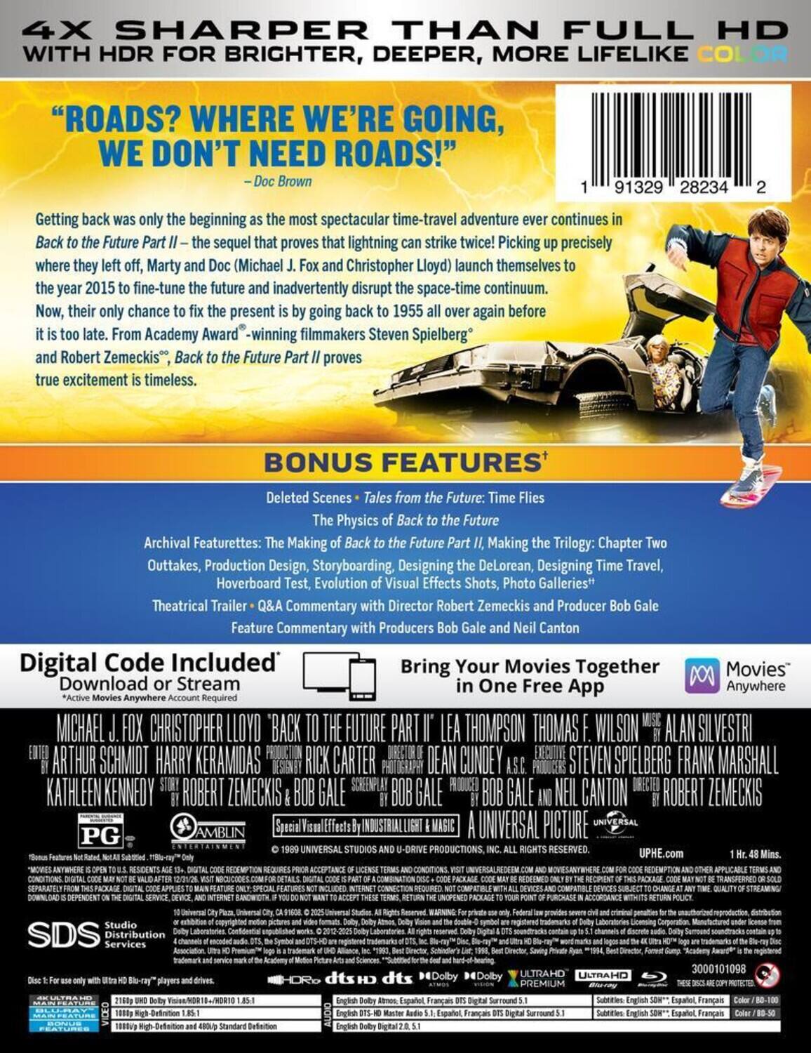 Alt View 1. Back to the Future II (Steelbook)   - 4K Blu-Ray.