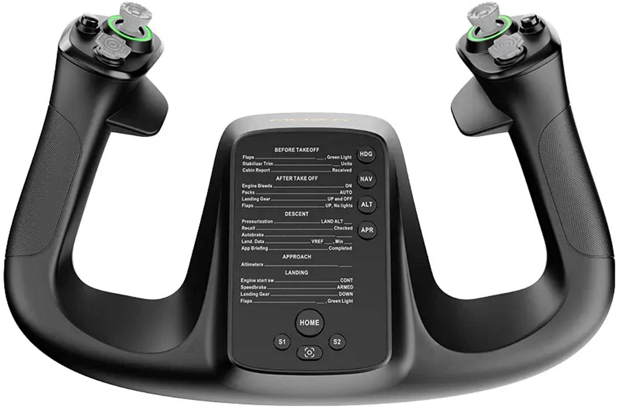 Moza Racing - MFY Yoke Flightstick for PC - Black - Front_Zoom