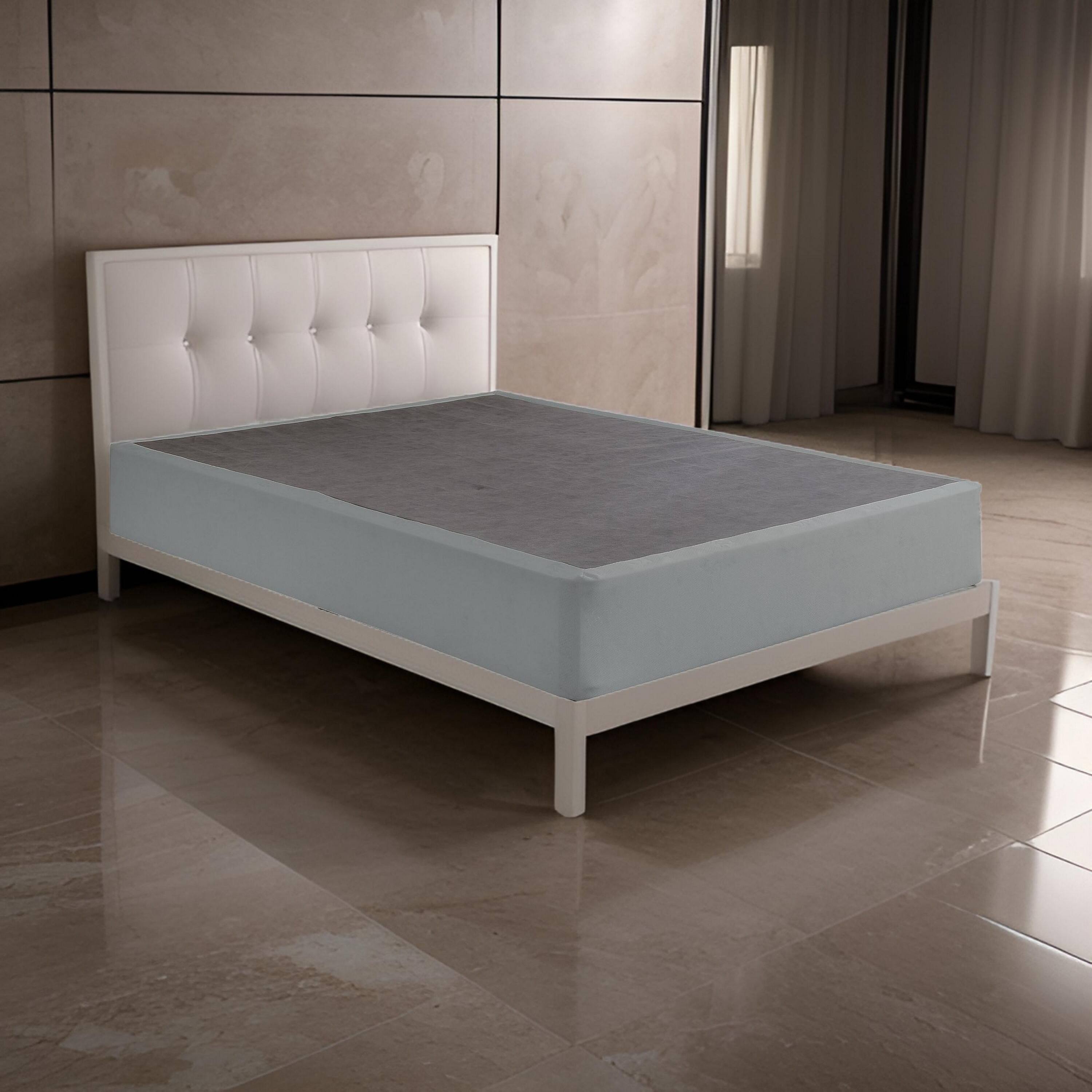 Alt View 2. Manhattan Lane - Dio 9 Inch Twin Folding Mattress Foundation Base, Polyester, Metal Frame - Gray.