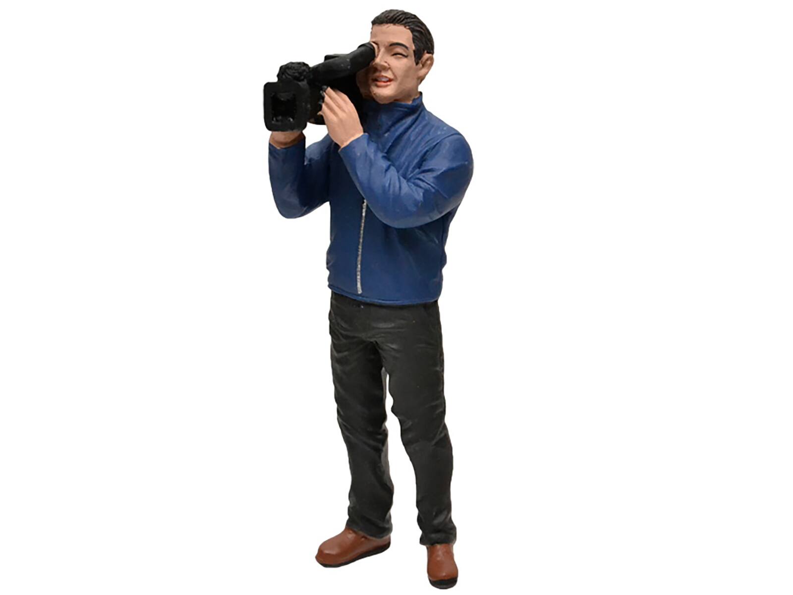 Alt View 1. American Diorama - Camera Man Figurine I "Camera Crew" for 1/18 Scale Models by American Diorama.