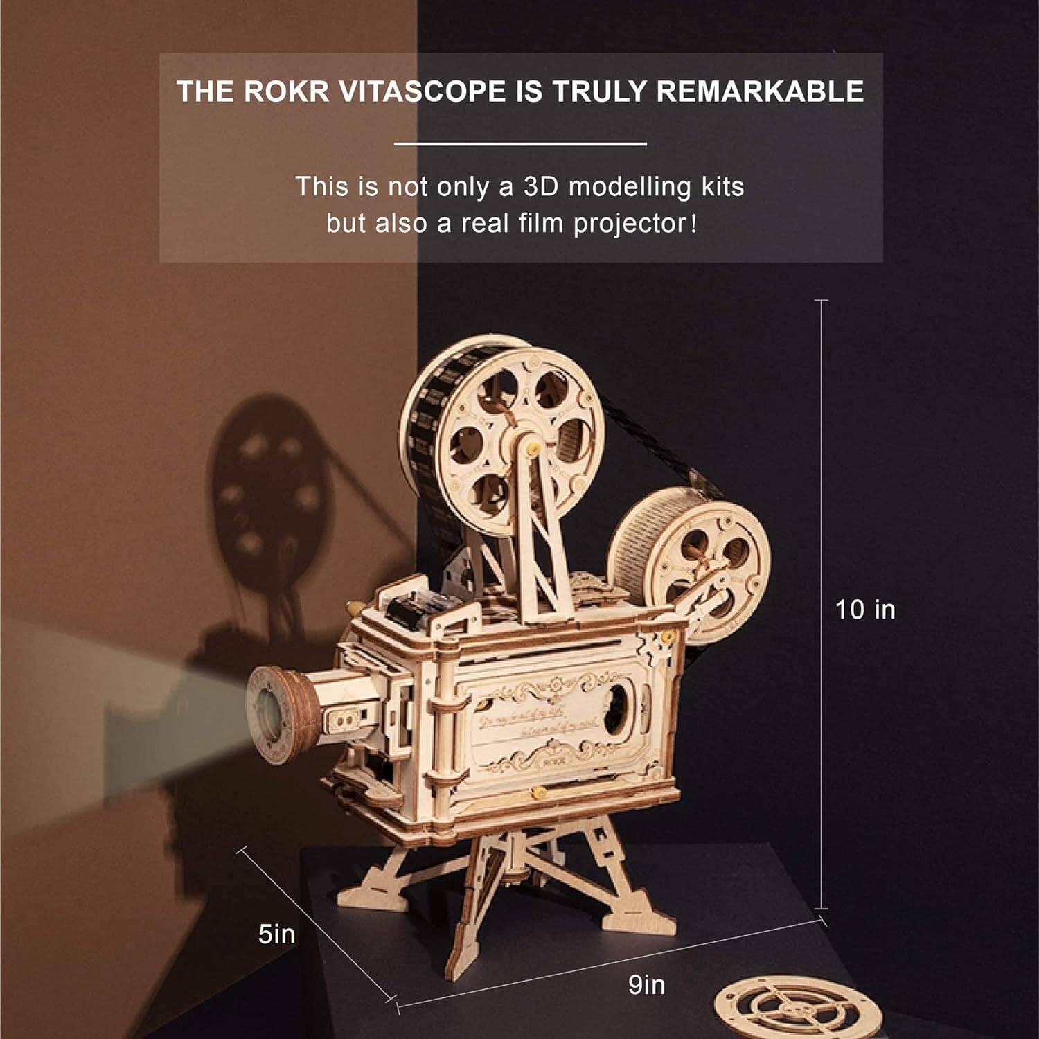 THE ROKR VITASCOPE IS TRULY REMARKABLE

This is not only a 3D modelling kit but also a real film projector!

10 in  
9 in  
5 in