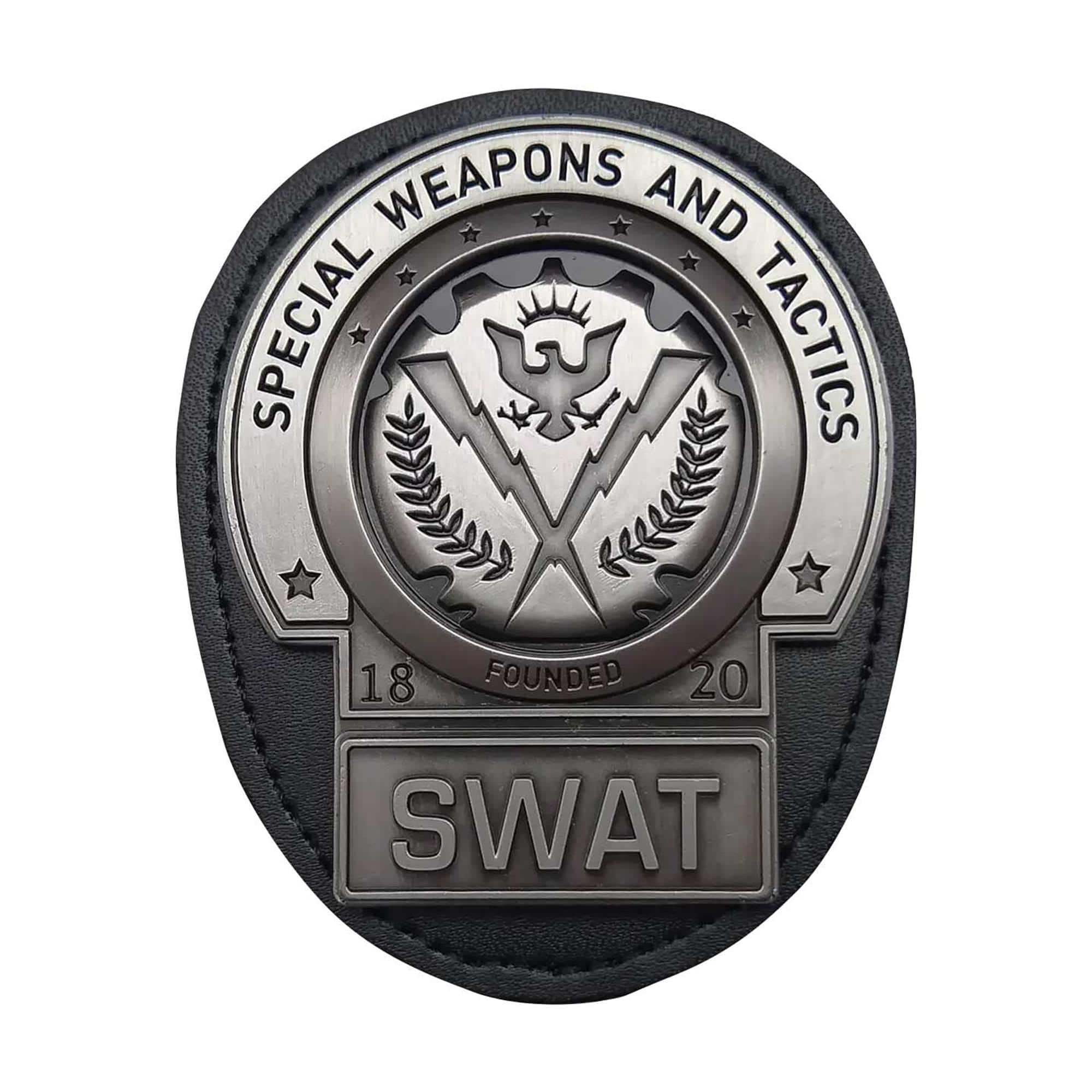 DC Comics - DC Batman Dark Knight Replica Gotham City SWAT Badge - Black