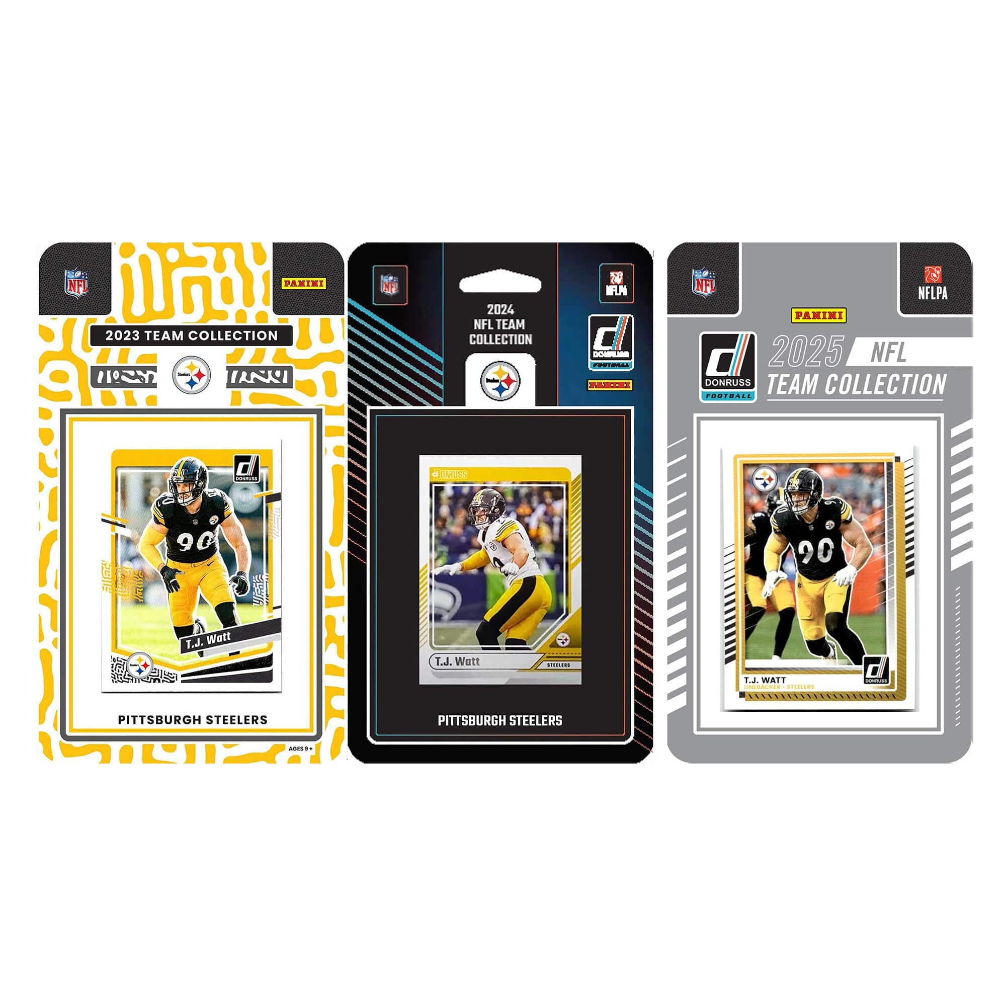 C&I Collectibles - Pittsburgh Steelers Multi-Year Trading Cards Sets - Multicolor