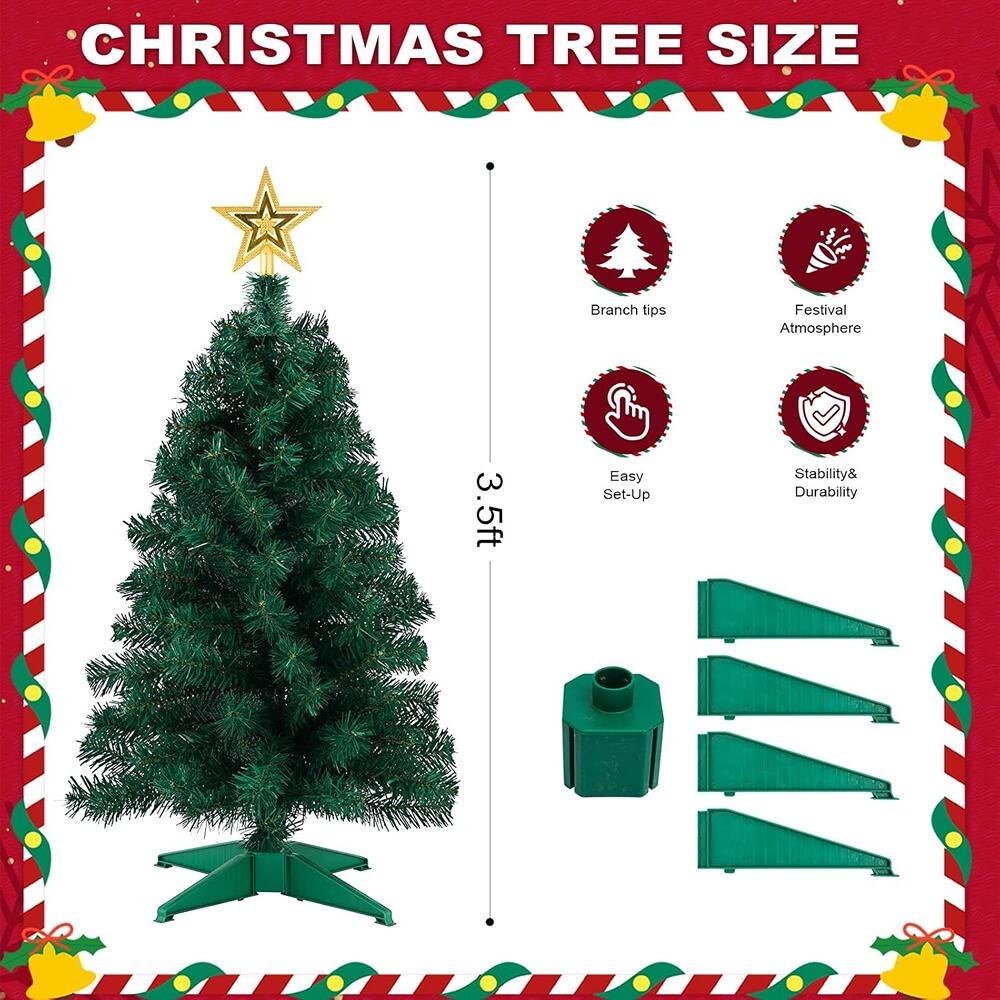 CHRISTMAS TREE SIZE

- Branch tips
- Festival Atmosphere
- Easy Set-Up
- Stability & Durability

3.5ft