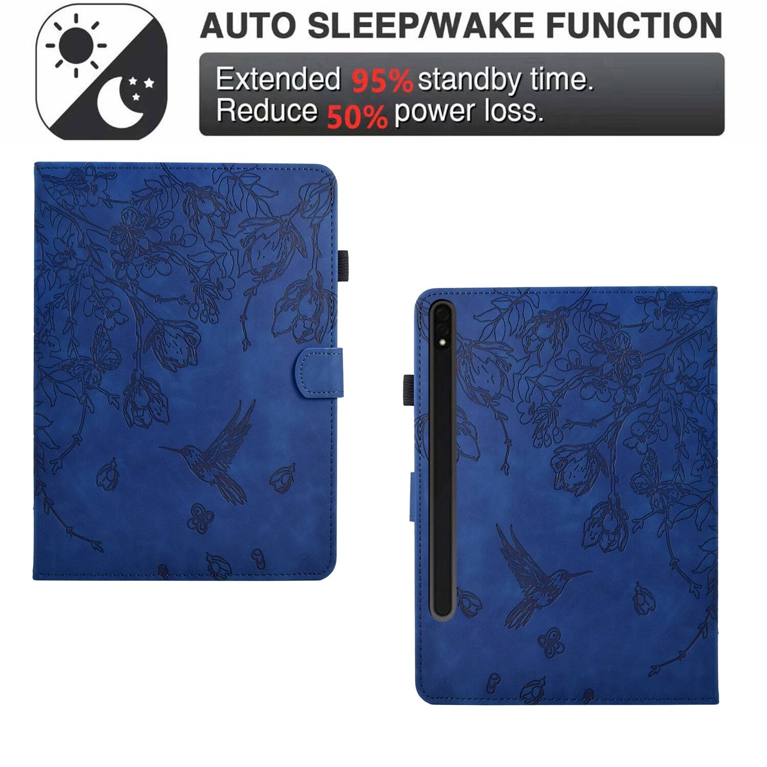 AUTO SLEEP/WAKE FUNCTION  
Extended 95% standby time.  
Reduce 50% power loss.