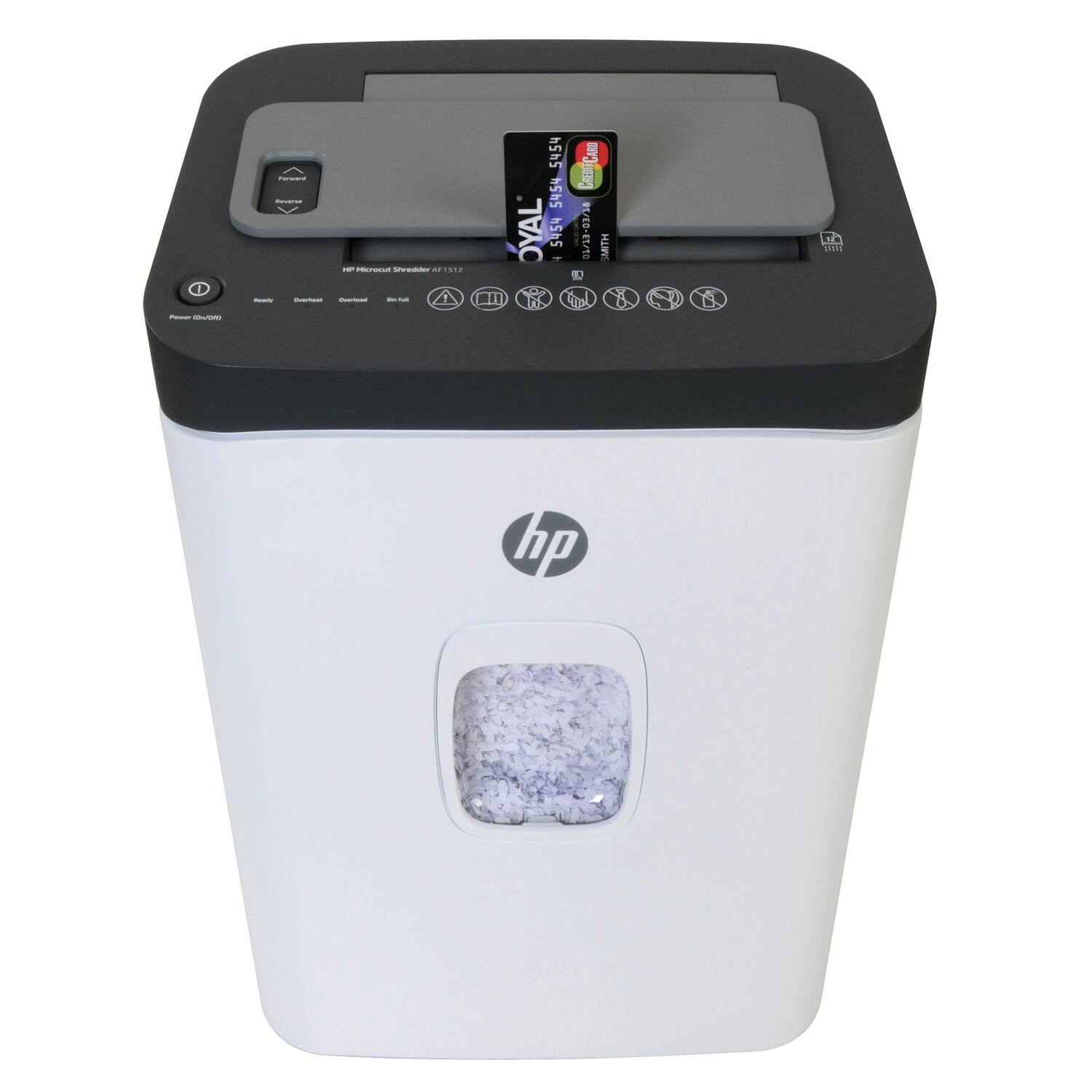 Alt View 14. HP - 12-Sheet Microcut Paper Shredder.