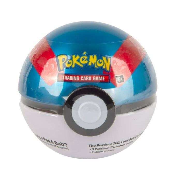 Pokémon Trading Card Game  
6+  

Have a Poké Ball? Of course!  

The Pokémon TCG: Poké Ball Tin  
- 3 Pokémon TCG booster packs  
- 2 sticker sheets