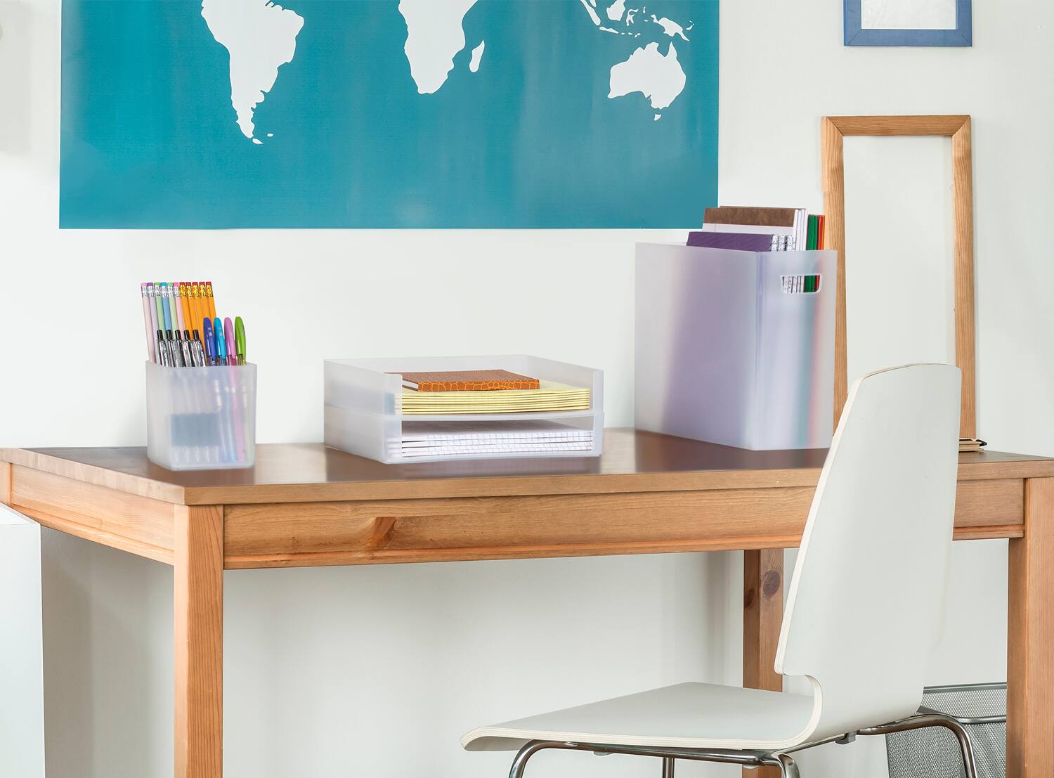 Back. Sorbus - Letter Tray, Office Supplies, Pen Holder Set for Home, Office, Art.