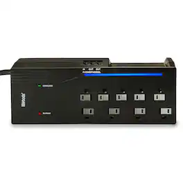 Southwire - Woods 8 outlets Power Strip w/Surge Protection 3540 J - Black