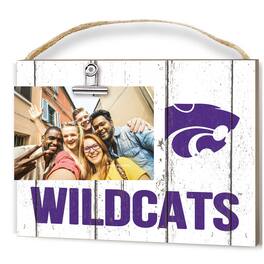 Jardine - Kansas State Wildcats 8'' x 10'' Weathered Clip It Frame - White