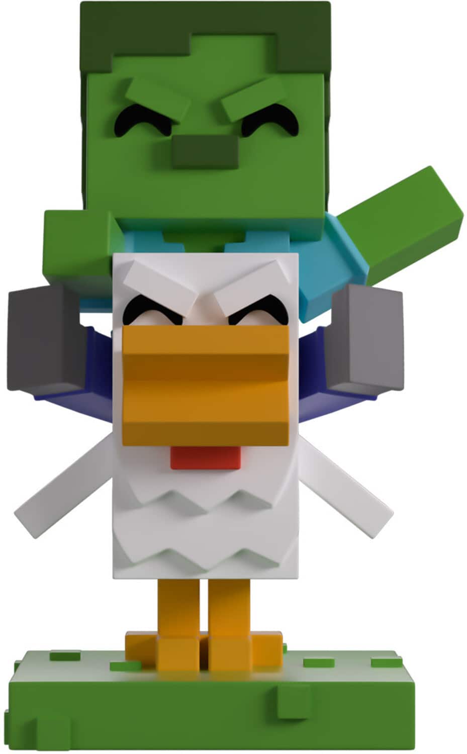 Youtooz - Minecraft Chicken Jockey Vinyl Figure - COLLECTIBLES - Multicolor