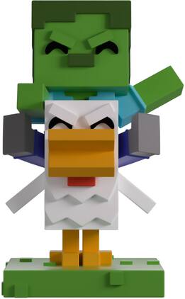 Youtooz - Minecraft Chicken Jockey Vinyl Figure - COLLECTIBLES - Multicolor