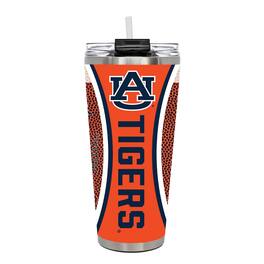 Great American Products - Auburn Tigers 32oz. Big Slim Game Ball Travel Tumbler - Brown