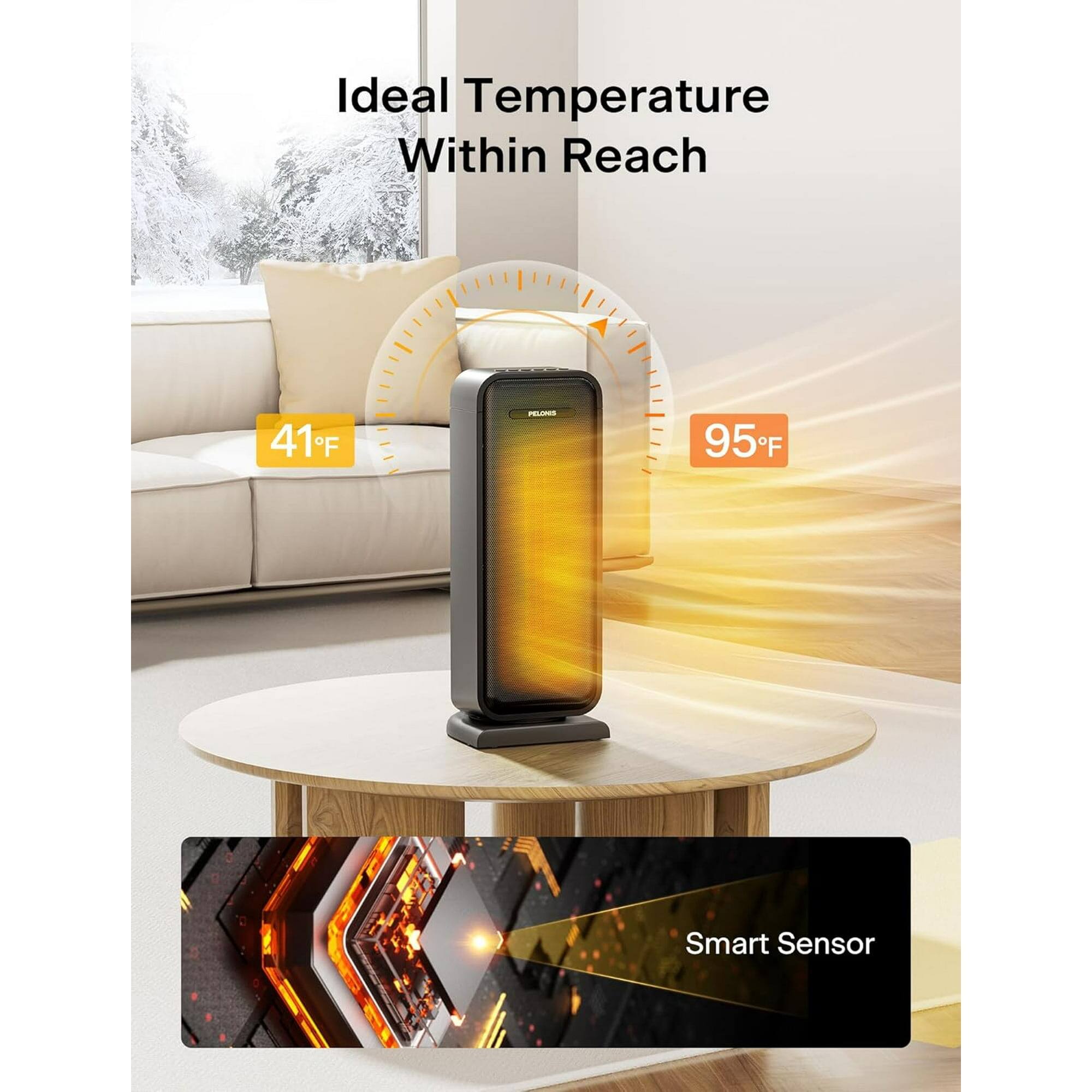 Ideal Temperature Within Reach

41°F

95°F

Smart Sensor
