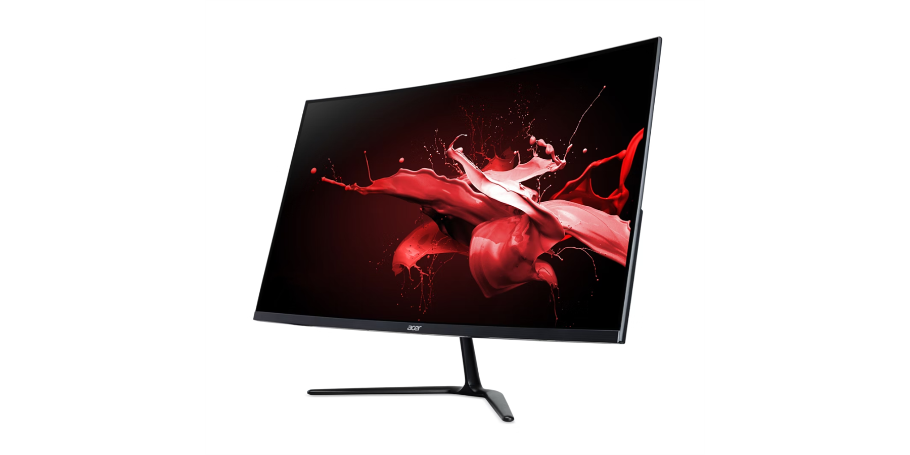 Angle. Acer - Nitro - 31.5" Gaming VA Monitor Curved FullHD 1920x1080 165Hz 1ms 250Nit HDMI DisplayPort - Black.