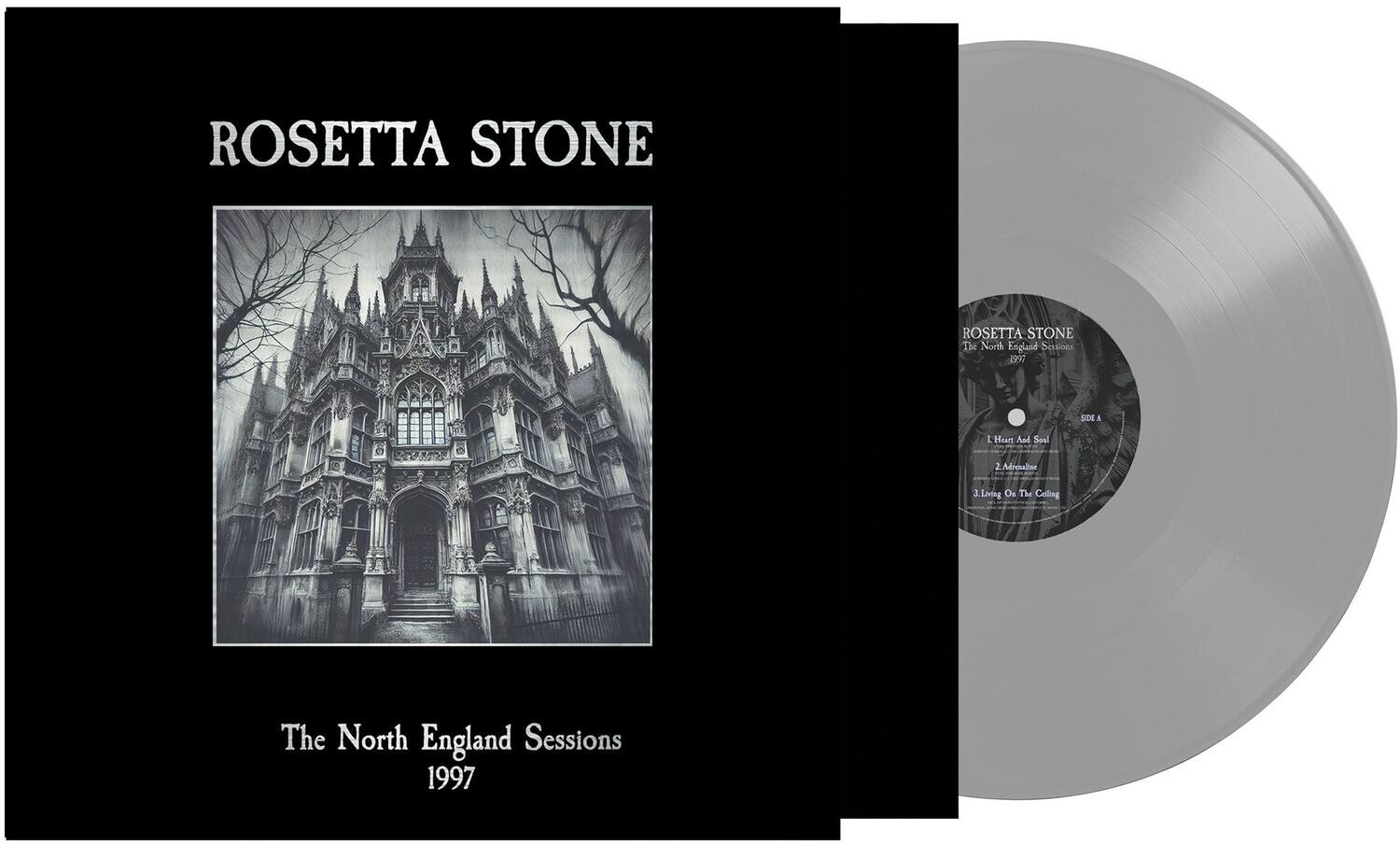 ROSETTA STONE

The North England Sessions  
1997

ROSETTA STONE  
The North England Sessions  
1997

SIDE A  
1. I Heart And Soul  
2. Adrenaline  
3. Living On The Ceiling