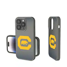 Keyscaper - NCAA - Cal Bears Linen Logo iPhone Soft Touch Case - 15 - Gray