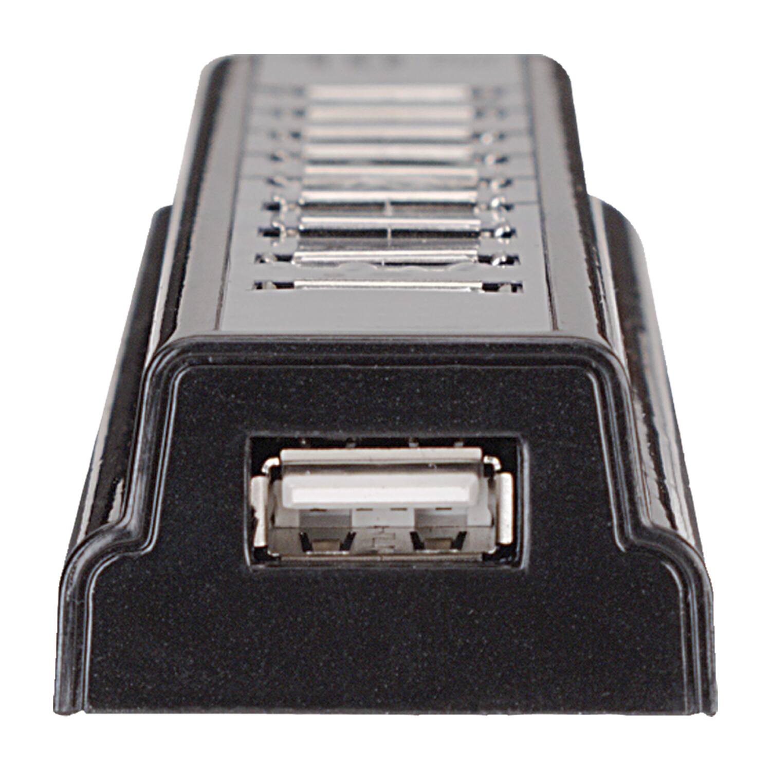 Back. Manhattan - Manhattan 161572 10-port Usb 2.0 Desktop Hub.