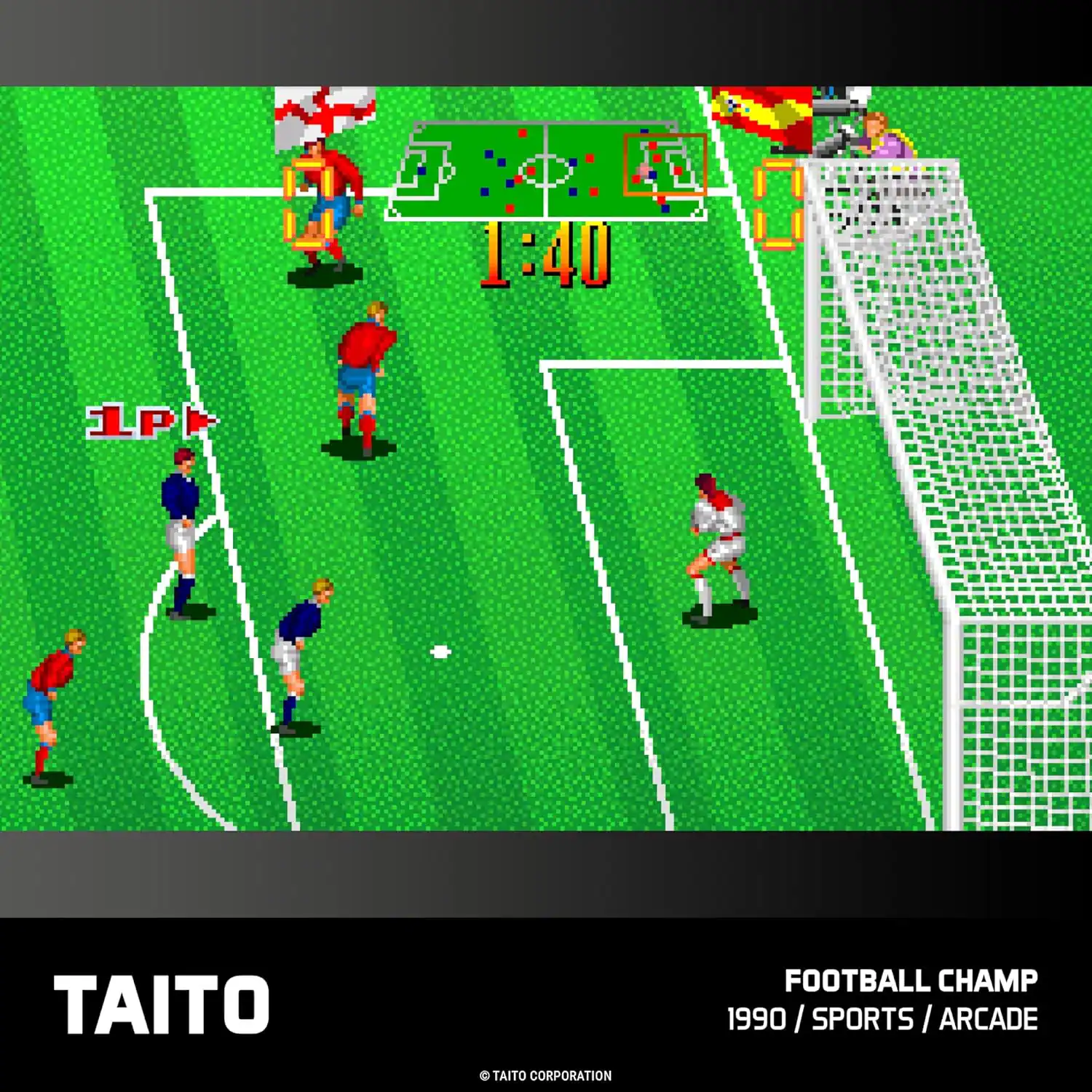 1:40 1P TAITO FOOTBALL CHAMP 1990 1990 / SPORTS / ARCADE  
TAITO CORPORATION