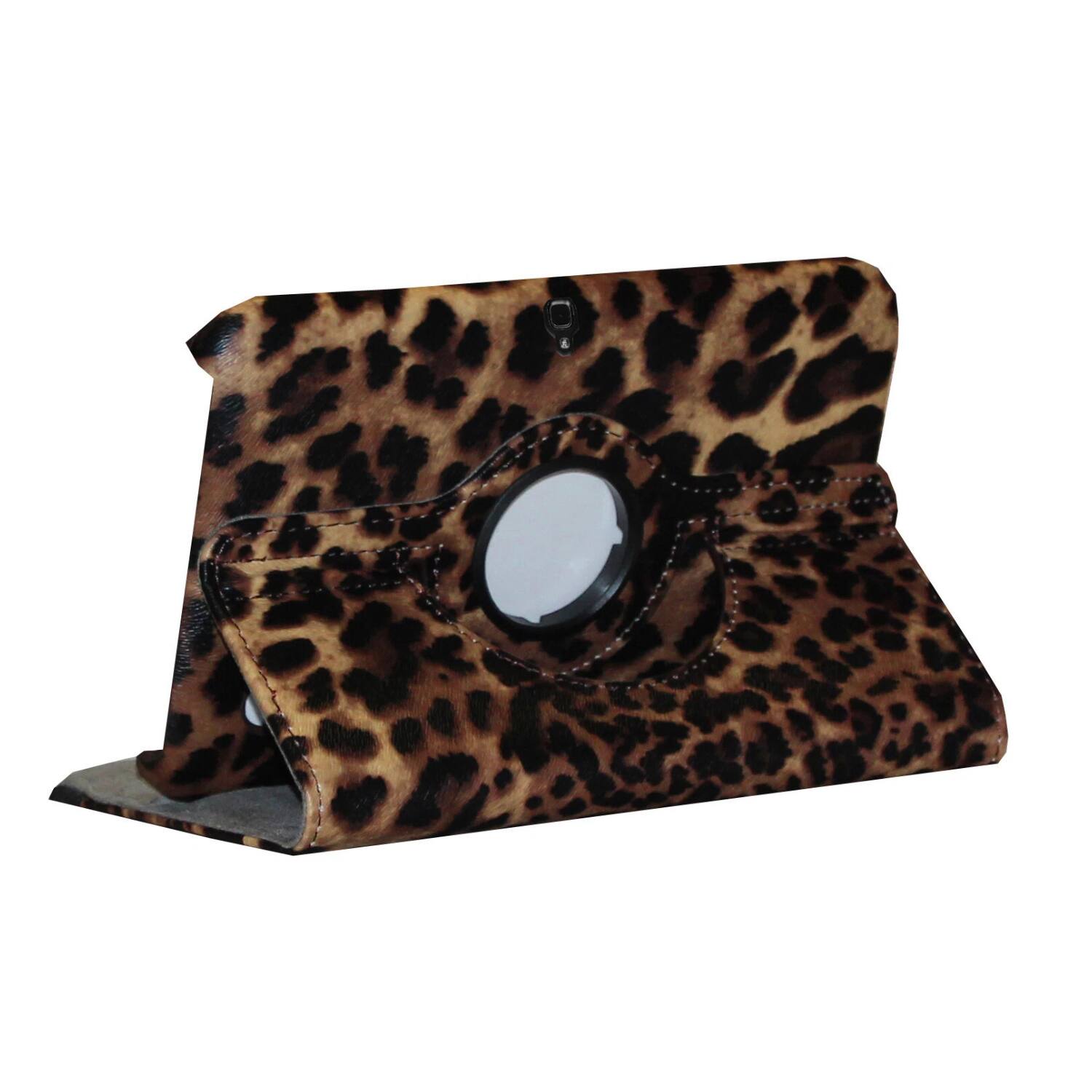 Front. Stock Preferred - 360° Rotating Case for Samsung Galaxy Tab S 10.5 (2014) –Leopard - Leopard.