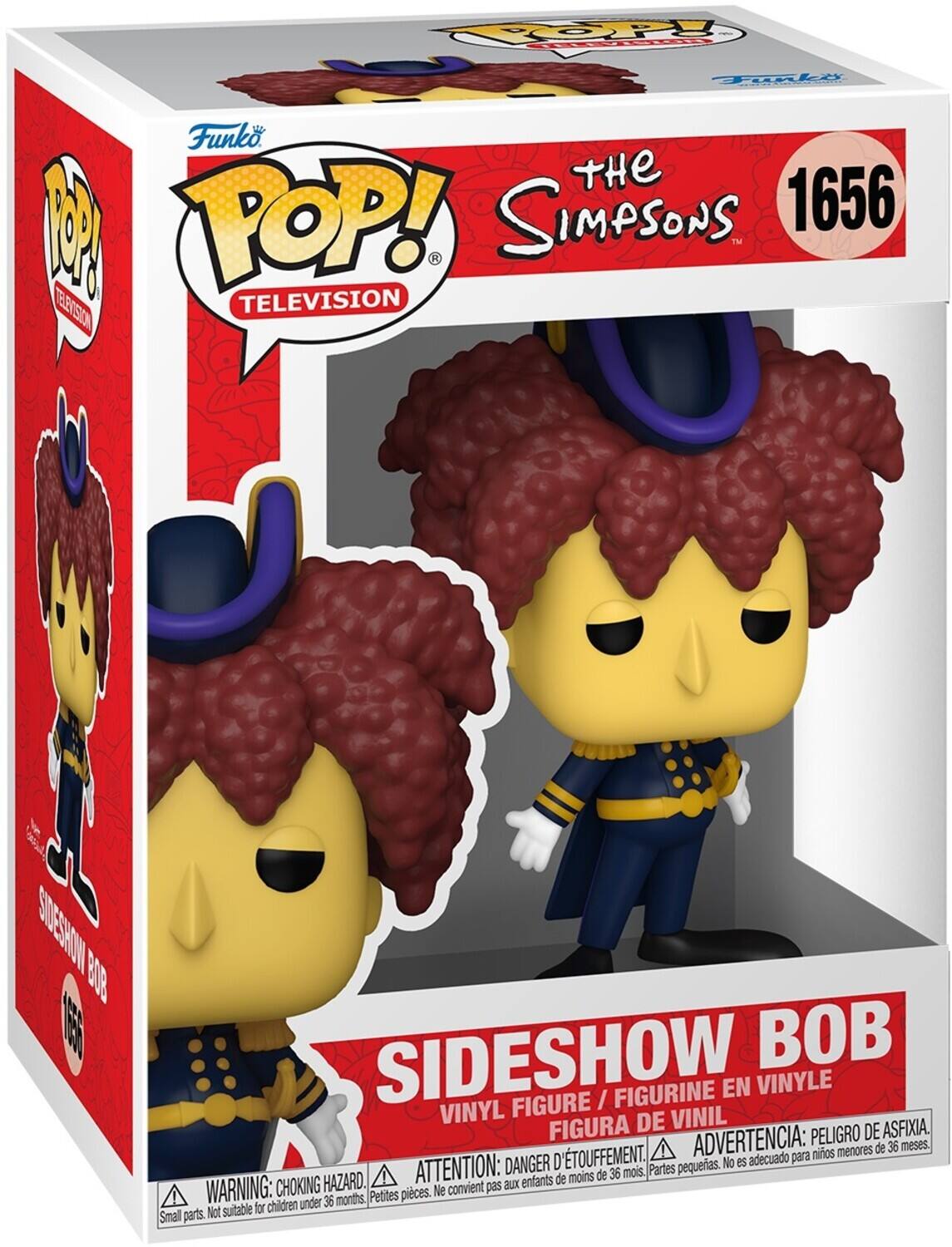 COPpy WHET Foaki Funko tHe A POP! SIMPSONS 1656 TM R TERFSICN TBR TELEVISION SIESSKON 808  SIDESHOW BOB FIGURINE EN VINYLE FIGURE / VINYL DE VINIL FIGURA ADVERTENCIA: PELIGRO DE ASFIXIA. menores de 36 meses D'TOUFFEMENT. adecuado para nios DANGER pequeas. No es HAZARD. ATTENTION: enfants de moins de 36 mois. Partes WARNING: CHOKING convient pas aux Petites pieces. Ne for children under 36 months. Smal parts. Not suitable