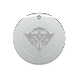 Jardine - Tennessee-Martin Skyhawks 3'' Glass Round Ornament - Multicolor