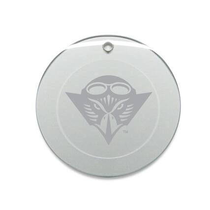 Front. Jardine - Tennessee-Martin Skyhawks 3'' Glass Round Ornament - Multicolor.