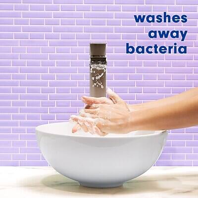 washes away bacteria