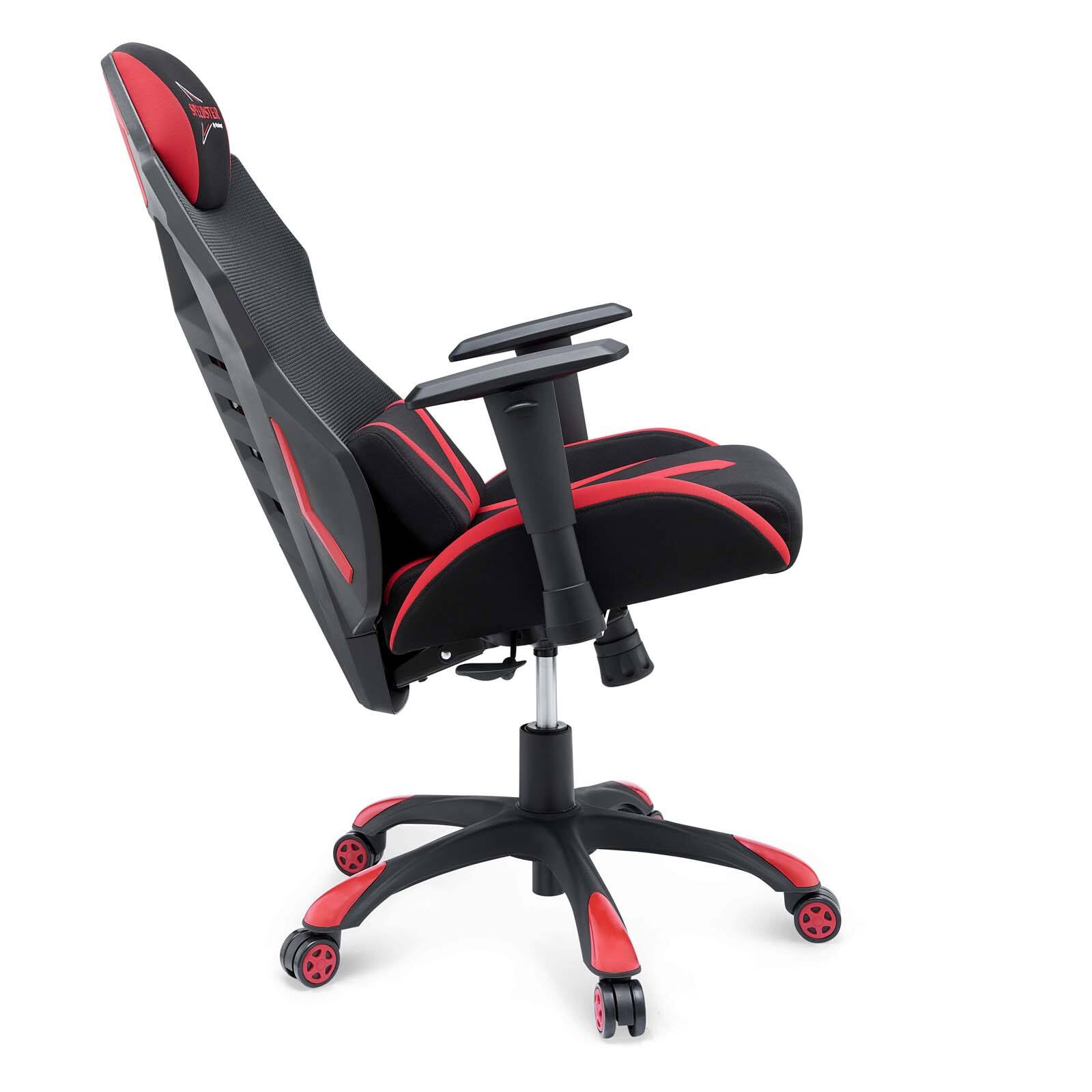 Alt View 6. Modway - Speedster Mesh Gaming Computer Chair by Modway - Black Red.