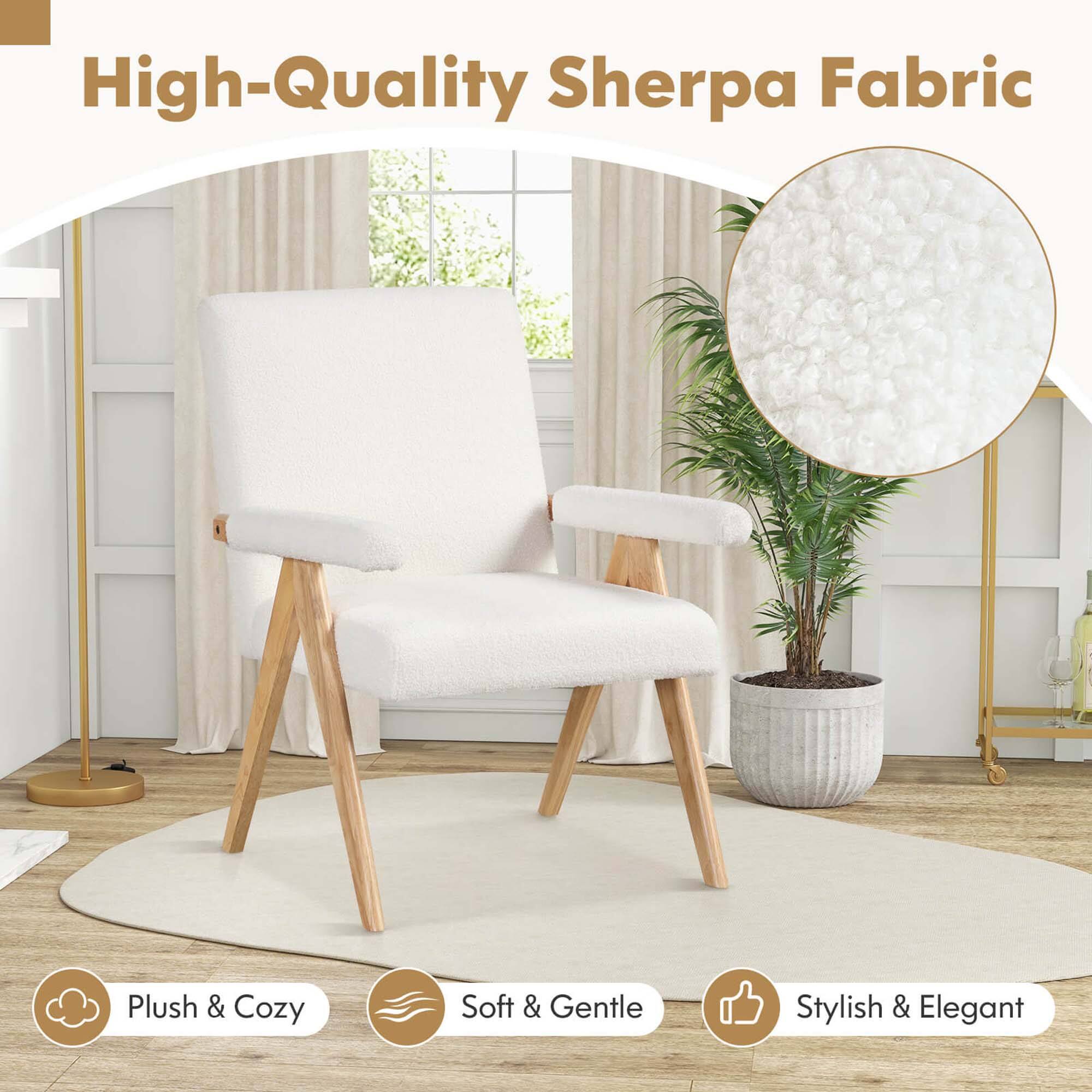 High-Quality Sherpa Fabric: Plush & Cozy, Soft & Gentle, Stylish & Elegant