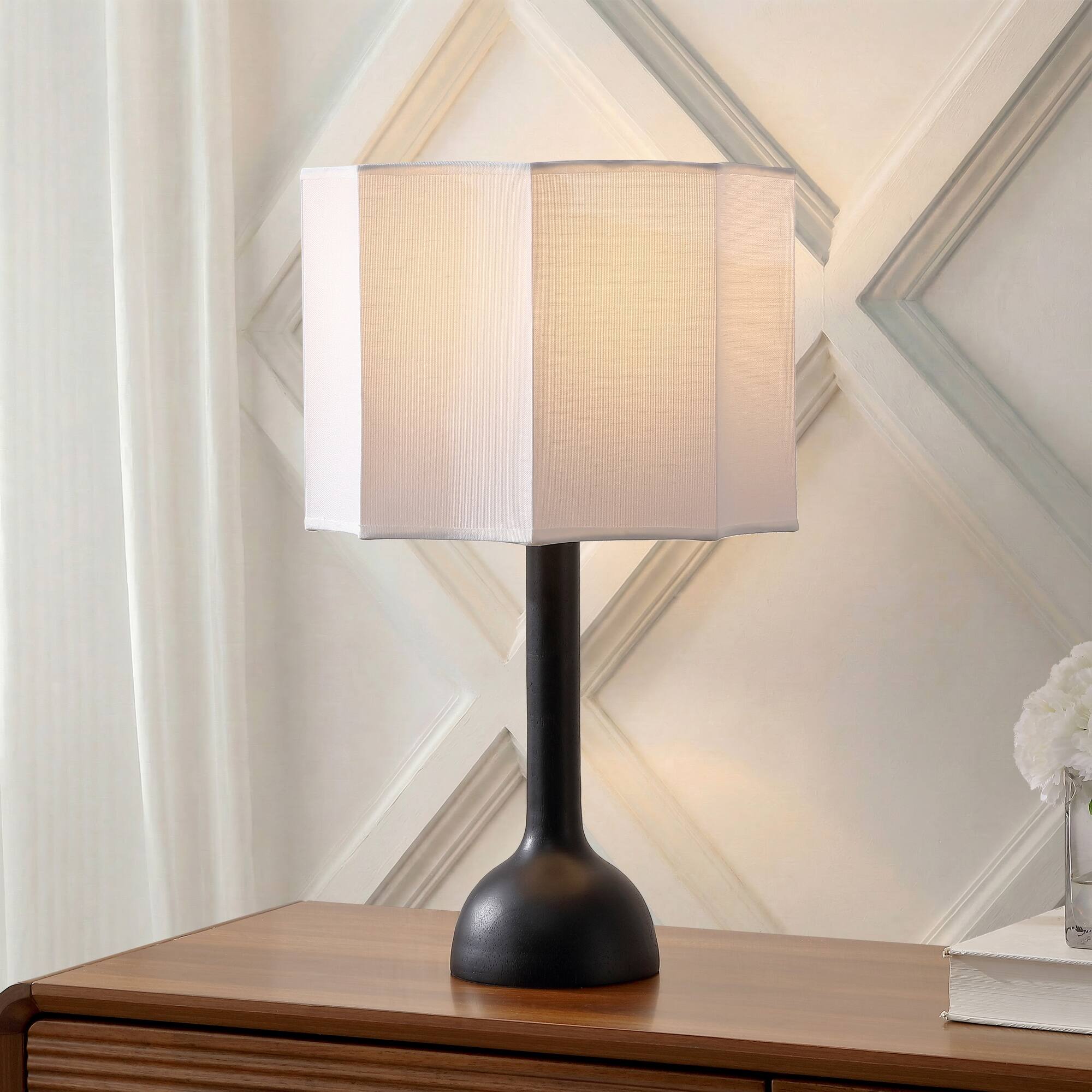 Jonathan Y Lisbet 21 in. Mid Century Modern Tubular Gourd Resin LED ...